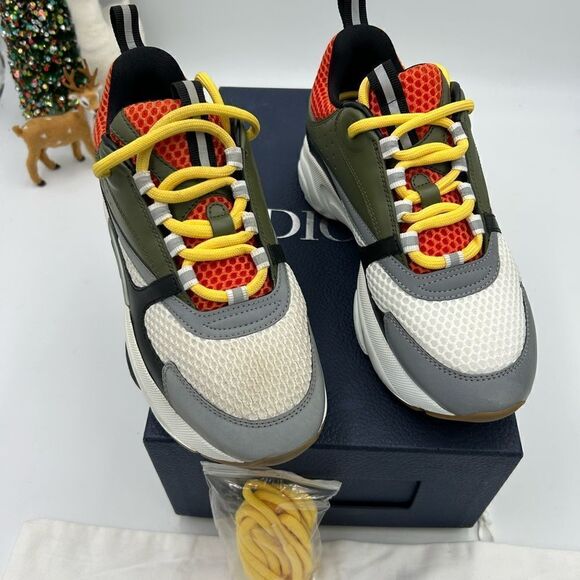 Women’s Dior B – 22 leather low top trainers size 38 made in Italy - Picture 5 of 11